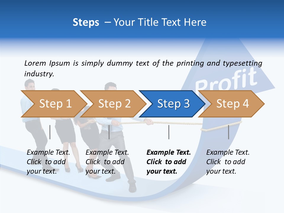 Positive Winner Growth PowerPoint Template