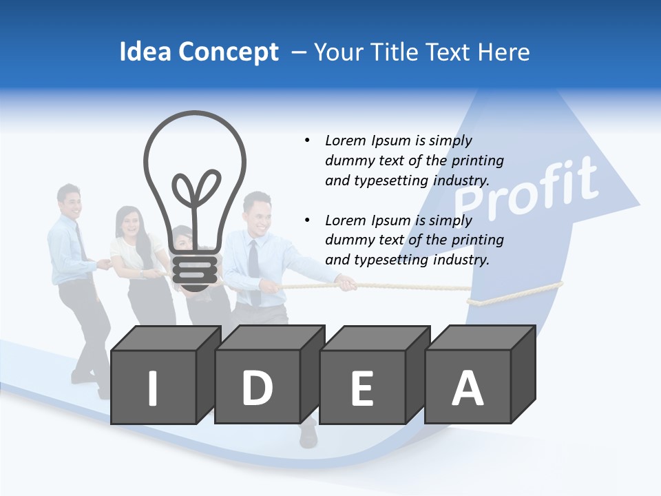 Positive Winner Growth PowerPoint Template