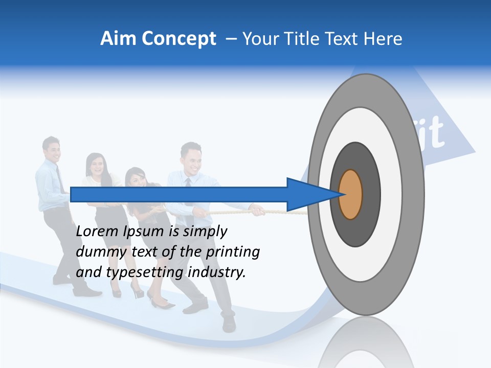 Positive Winner Growth PowerPoint Template