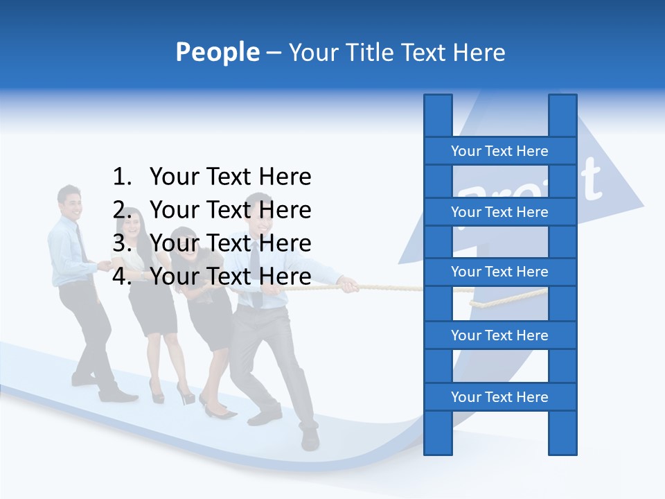 Positive Winner Growth PowerPoint Template