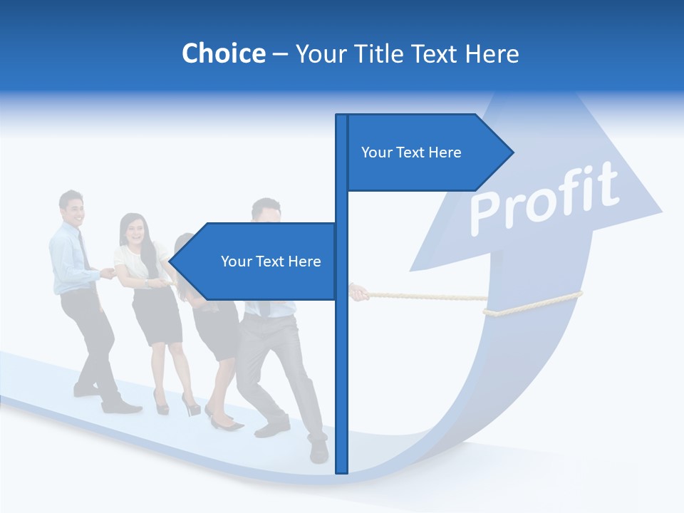 Positive Winner Growth PowerPoint Template