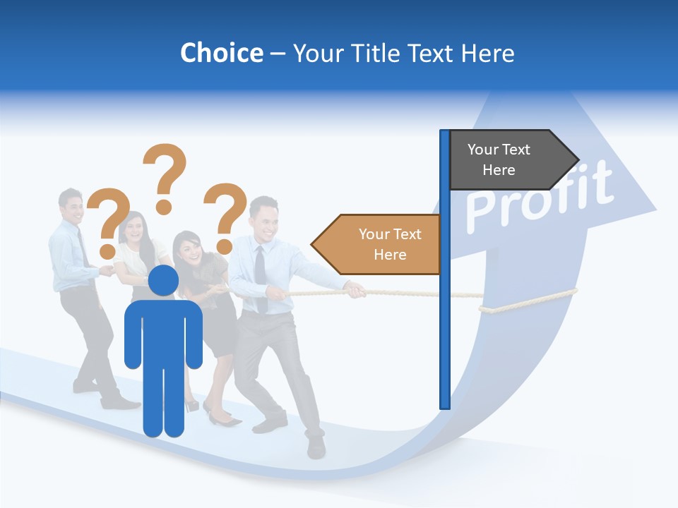 Positive Winner Growth PowerPoint Template