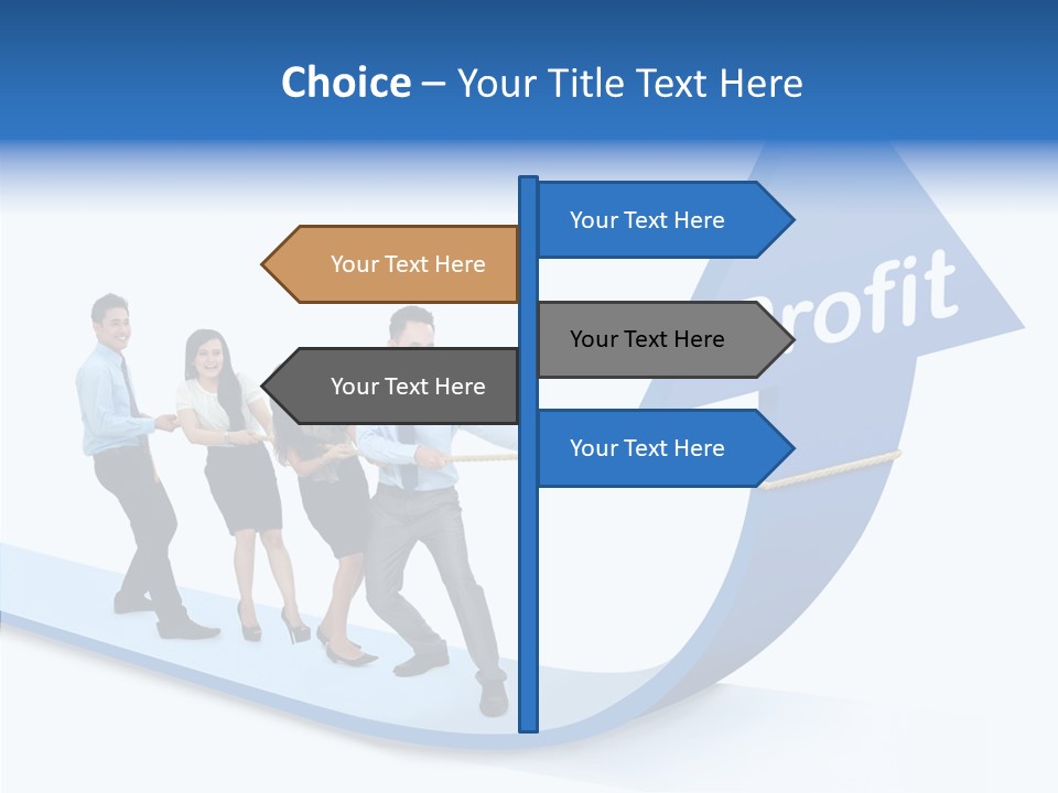 Positive Winner Growth PowerPoint Template