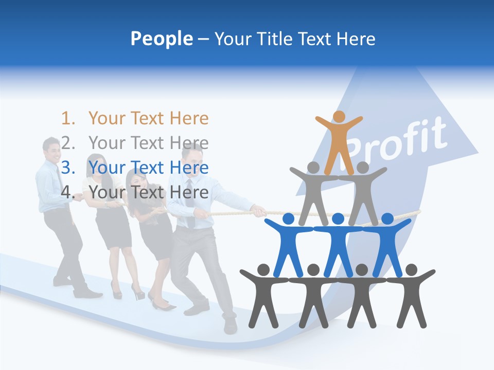 Positive Winner Growth PowerPoint Template