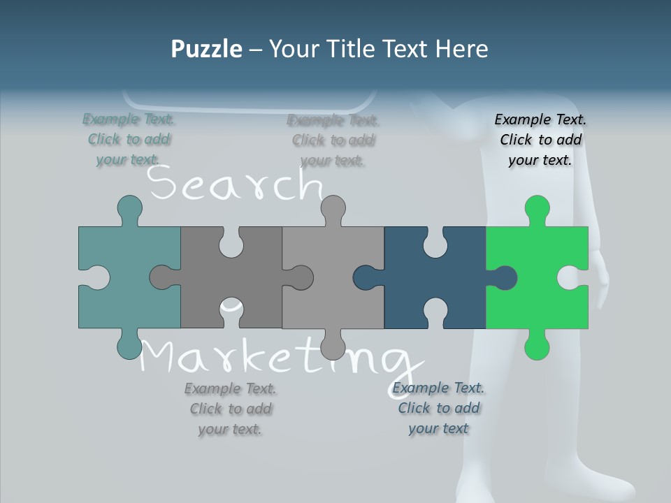 Puppet Text Man PowerPoint Template