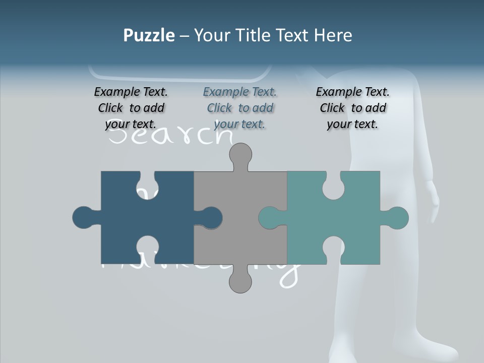 Puppet Text Man PowerPoint Template