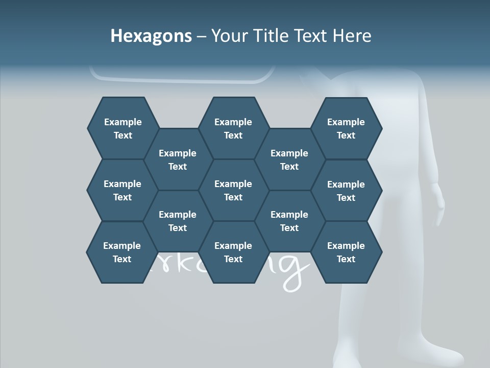 Puppet Text Man PowerPoint Template