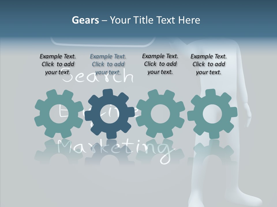 Puppet Text Man PowerPoint Template