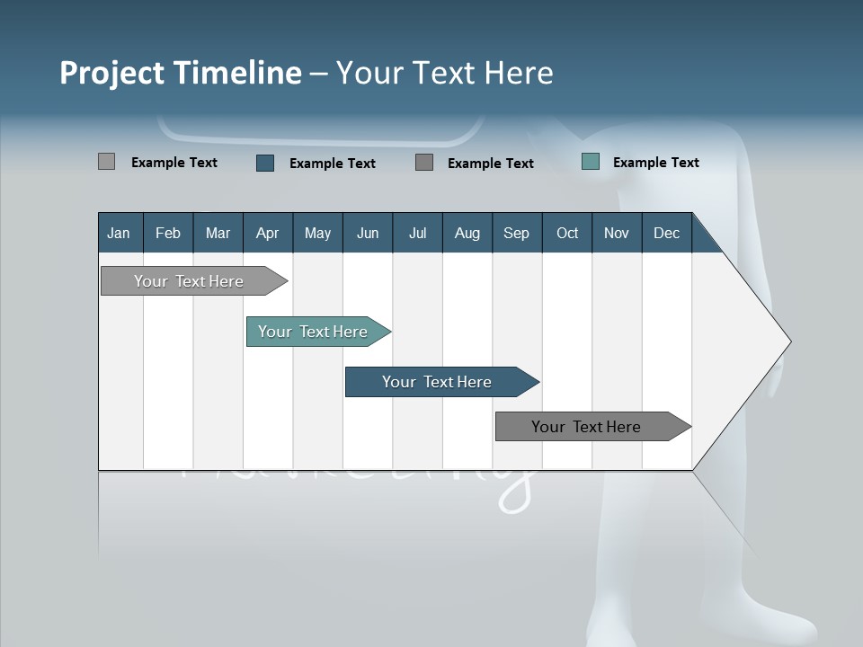 Puppet Text Man PowerPoint Template