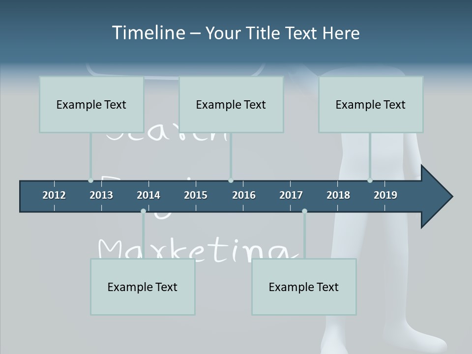 Puppet Text Man PowerPoint Template