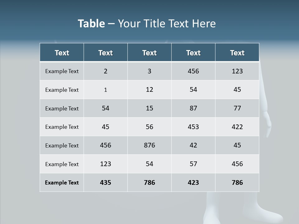 Puppet Text Man PowerPoint Template