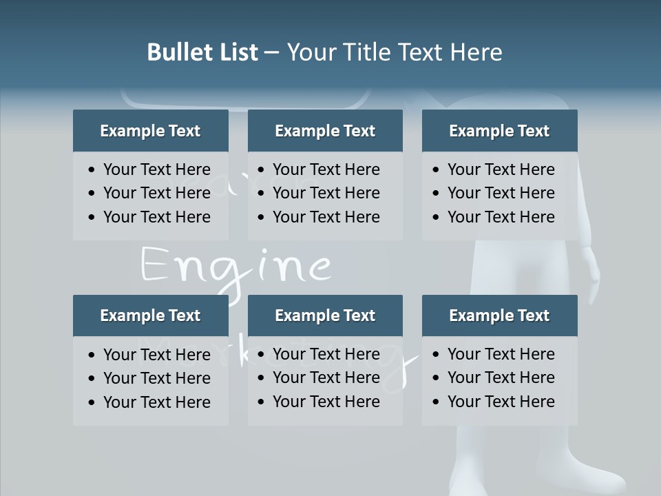 Puppet Text Man PowerPoint Template