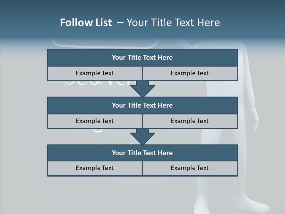 Puppet Text Man PowerPoint Template