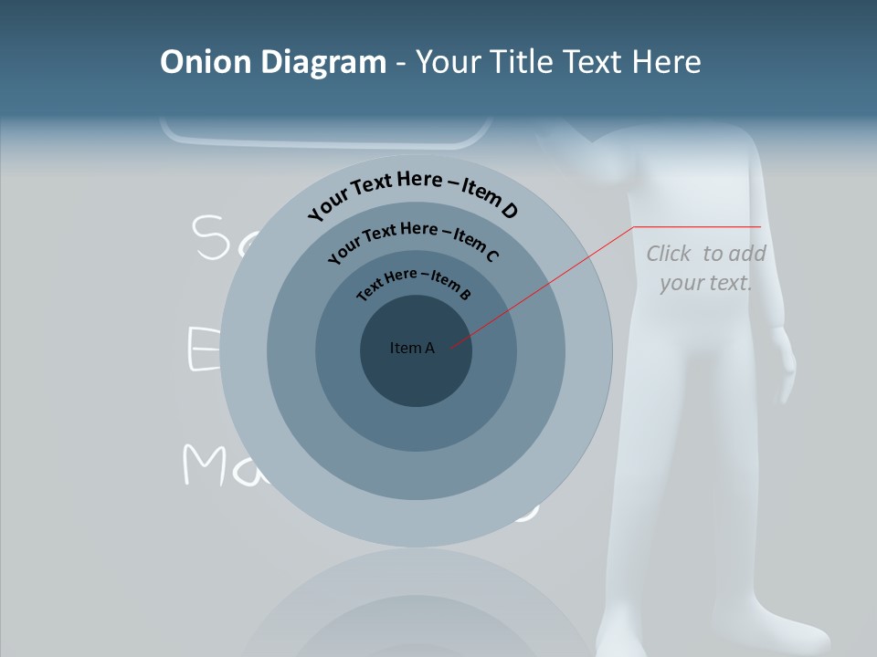 Puppet Text Man PowerPoint Template