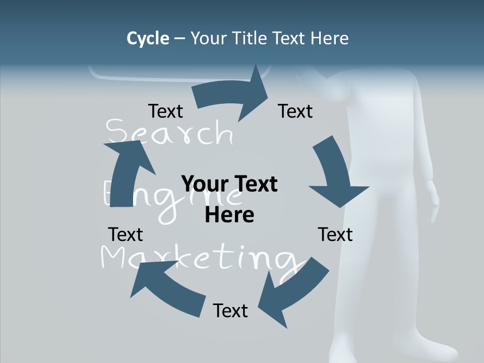 Puppet Text Man PowerPoint Template