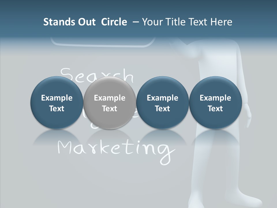 Puppet Text Man PowerPoint Template