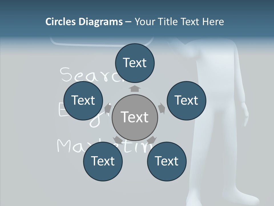 Puppet Text Man PowerPoint Template