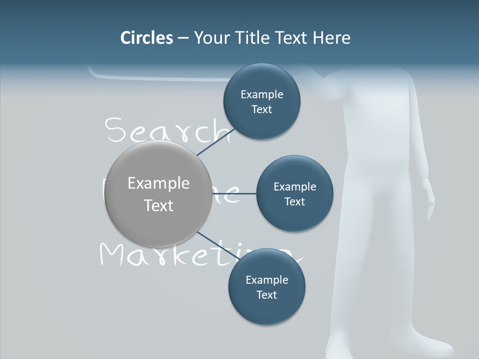 Puppet Text Man PowerPoint Template