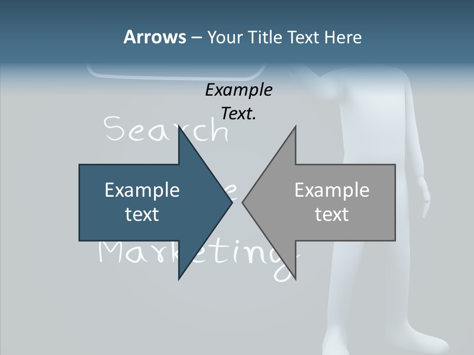 Puppet Text Man PowerPoint Template