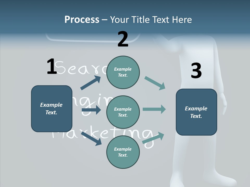Puppet Text Man PowerPoint Template