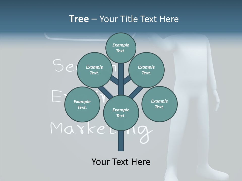 Puppet Text Man PowerPoint Template