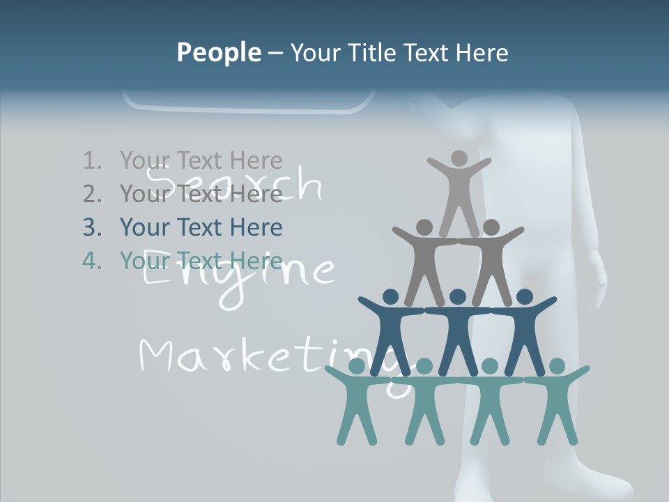 Puppet Text Man PowerPoint Template