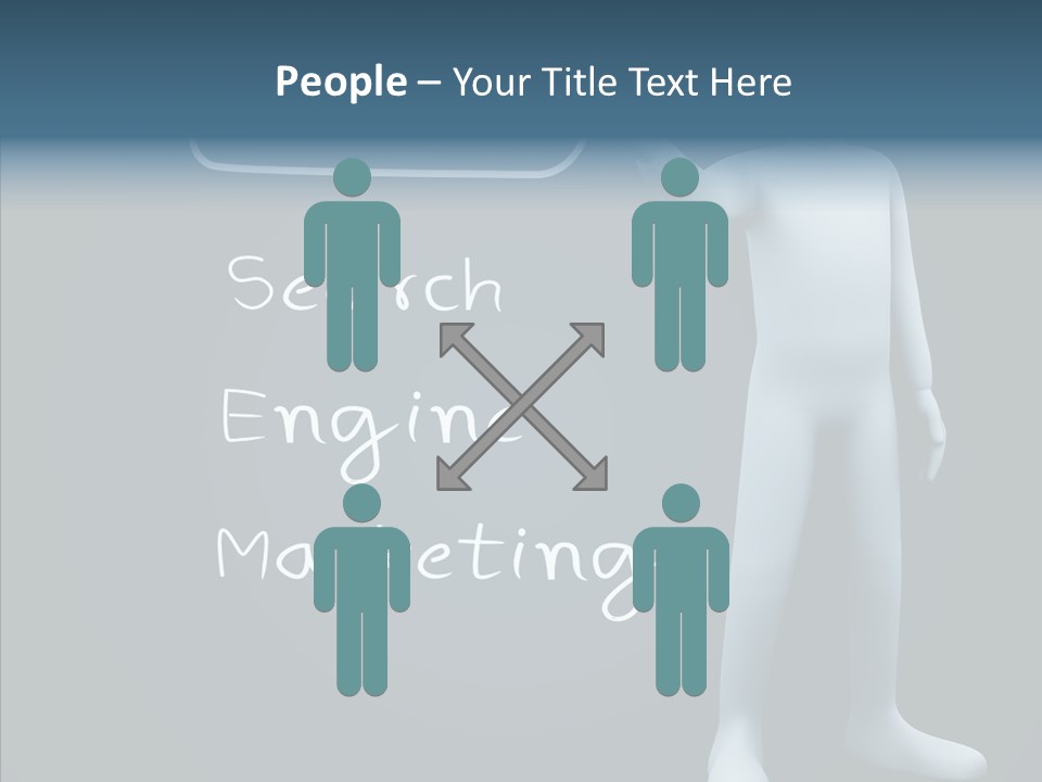 Puppet Text Man PowerPoint Template