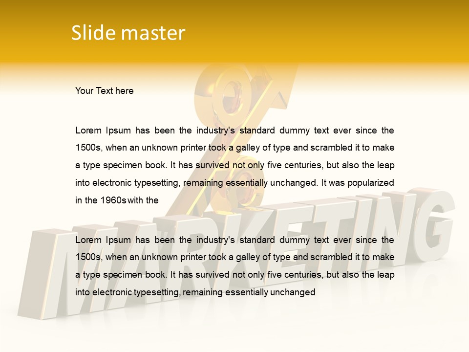 Three Dimensional Development Accumulation PowerPoint Template