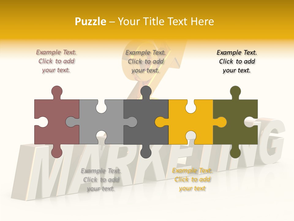 Three Dimensional Development Accumulation PowerPoint Template