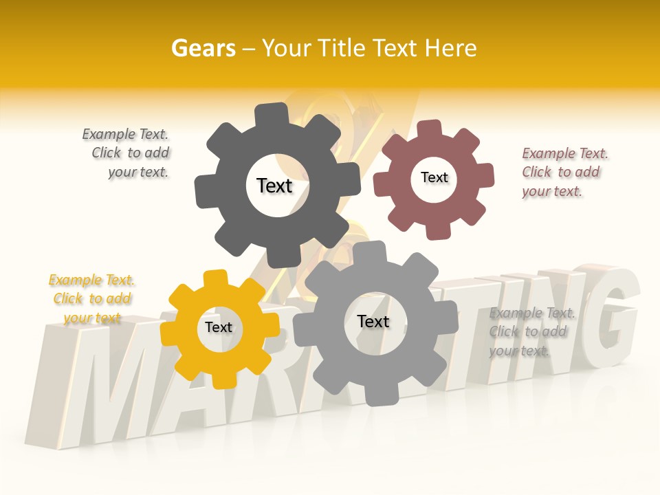 Three Dimensional Development Accumulation PowerPoint Template