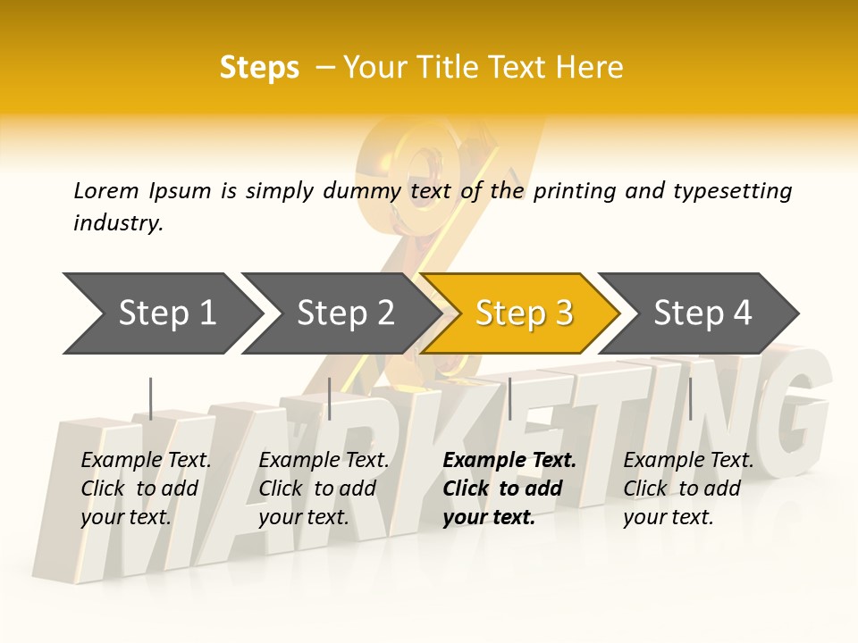 Three Dimensional Development Accumulation PowerPoint Template