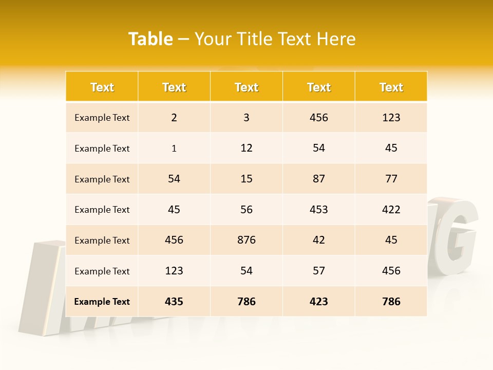 Three Dimensional Development Accumulation PowerPoint Template