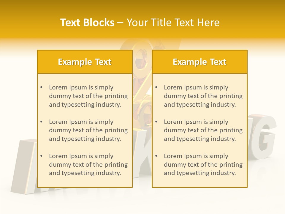 Three Dimensional Development Accumulation PowerPoint Template