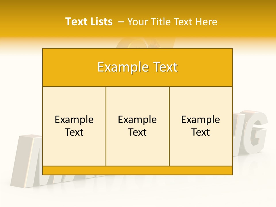 Three Dimensional Development Accumulation PowerPoint Template
