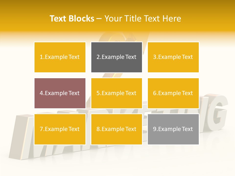 Three Dimensional Development Accumulation PowerPoint Template