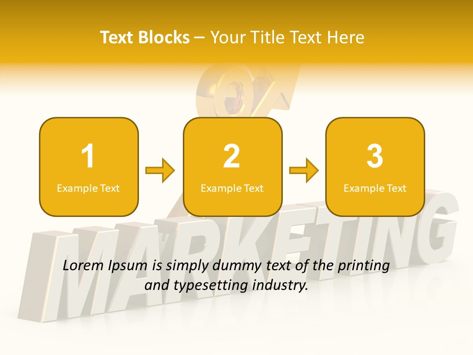 Three Dimensional Development Accumulation PowerPoint Template