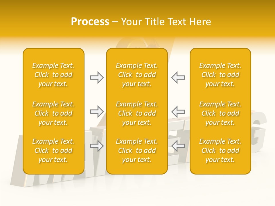 Three Dimensional Development Accumulation PowerPoint Template