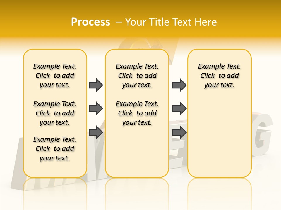 Three Dimensional Development Accumulation PowerPoint Template