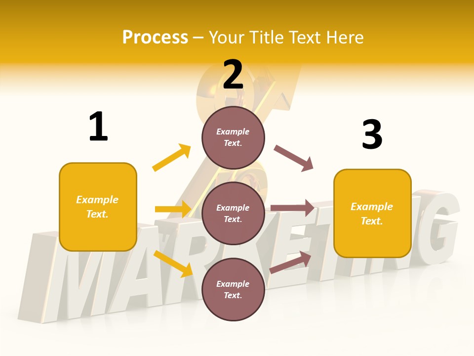 Three Dimensional Development Accumulation PowerPoint Template