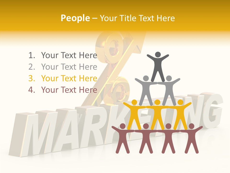 Three Dimensional Development Accumulation PowerPoint Template