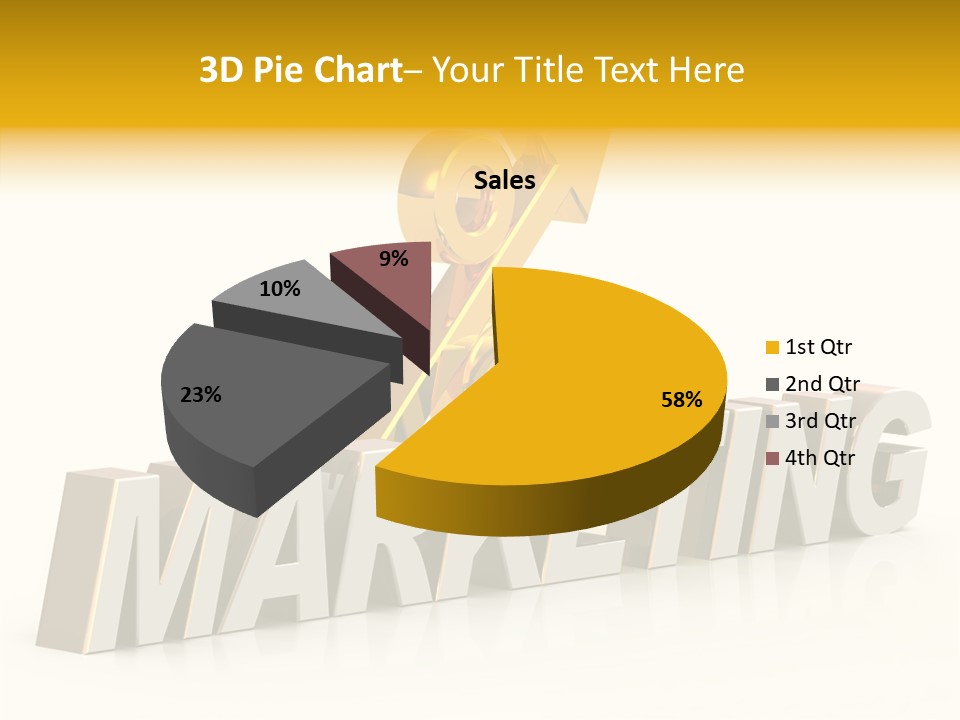 Three Dimensional Development Accumulation PowerPoint Template