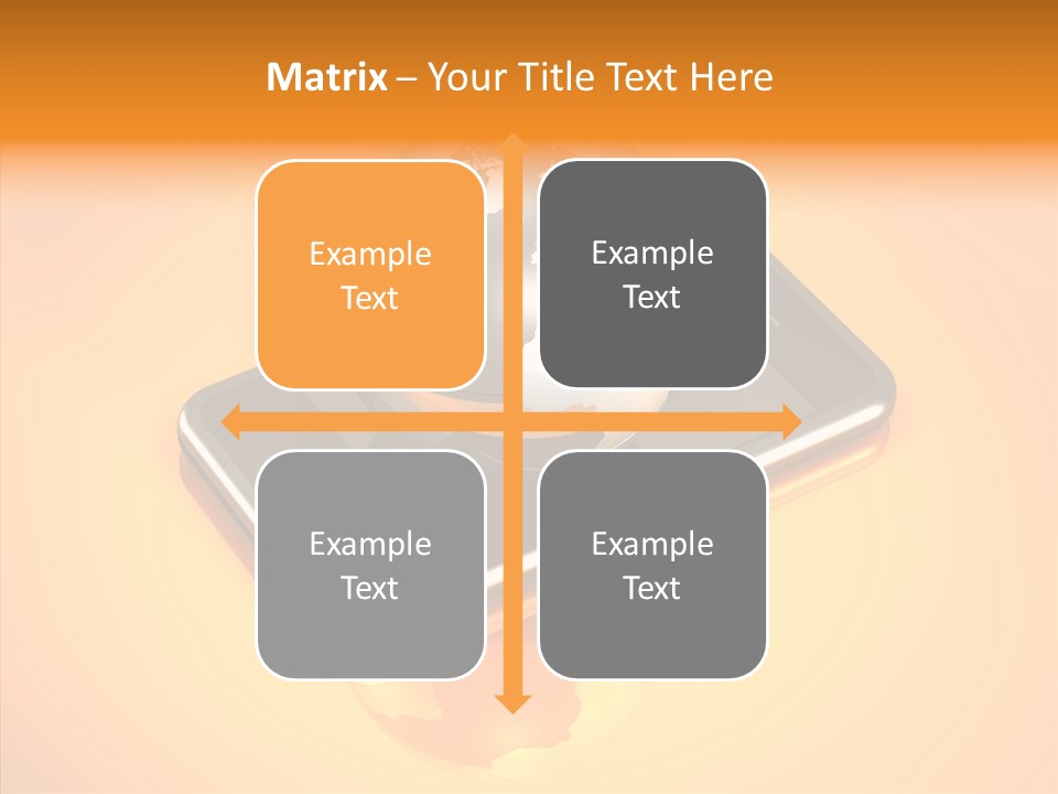 Electronic World Illu Tration PowerPoint Template