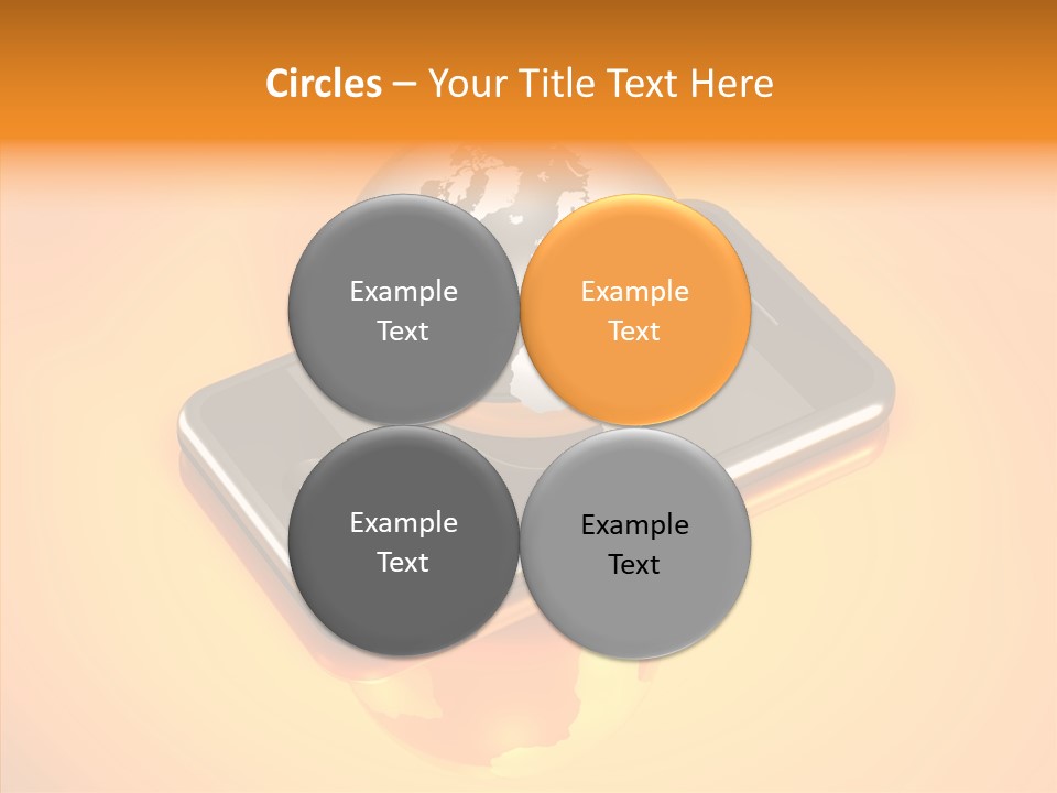 Electronic World Illu Tration PowerPoint Template