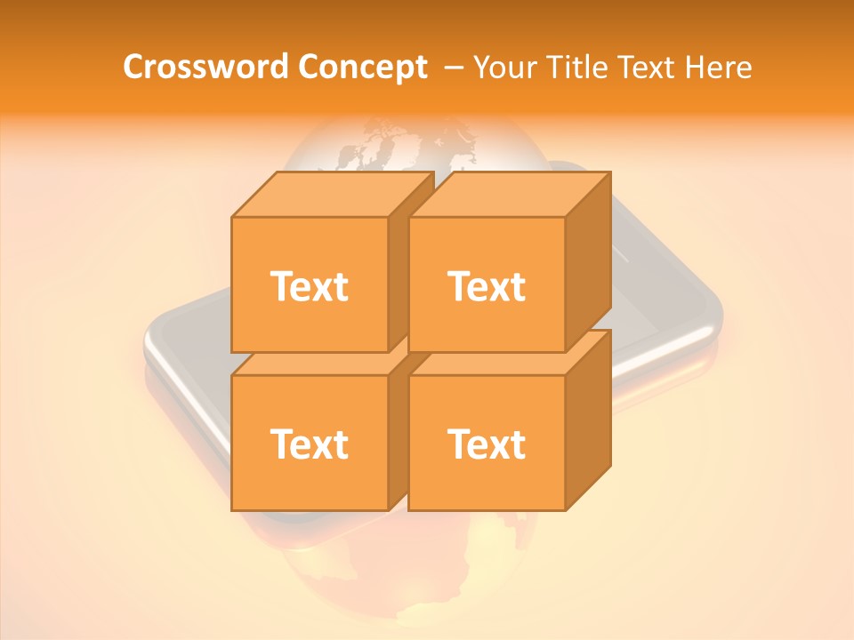 Electronic World Illu Tration PowerPoint Template