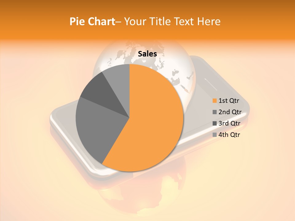 Electronic World Illu Tration PowerPoint Template