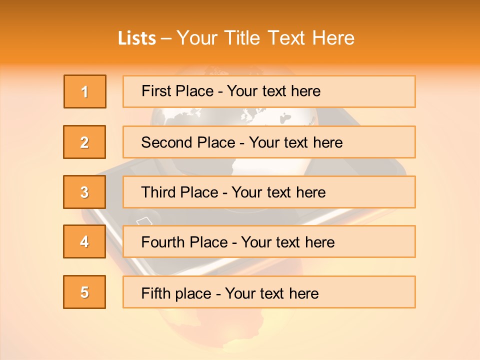 Electronic World Illu Tration PowerPoint Template