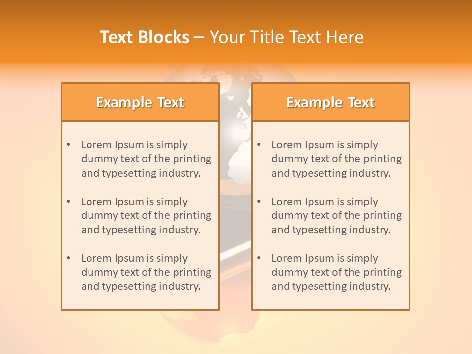 Electronic World Illu Tration PowerPoint Template