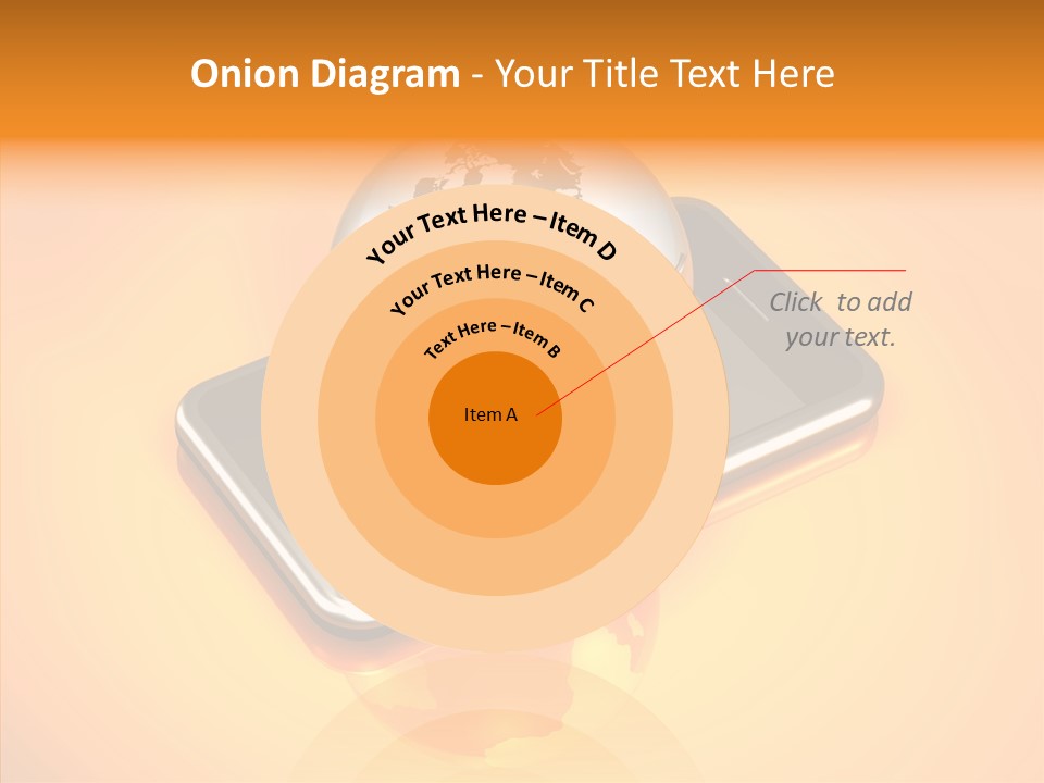 Electronic World Illu Tration PowerPoint Template