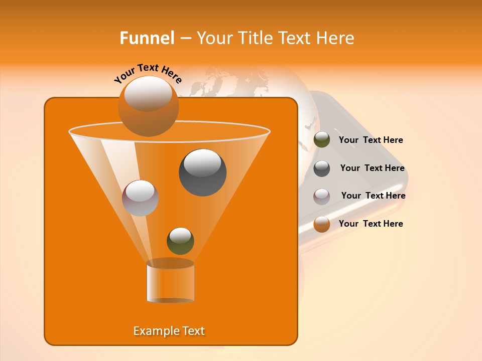 Electronic World Illu Tration PowerPoint Template