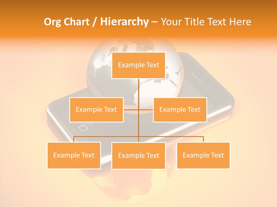 Electronic World Illu Tration PowerPoint Template